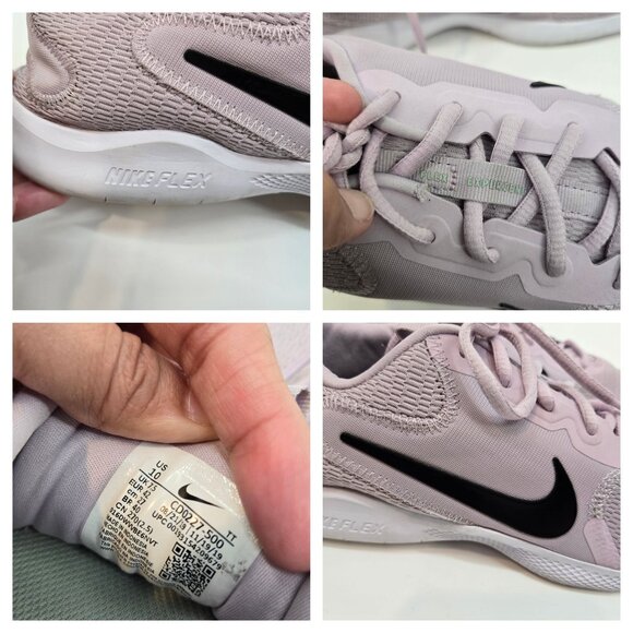 Nike Flex Experience Run 9 Sneakers in Iced Lilac Purple Women's Size 10 - Picture 9 of 10